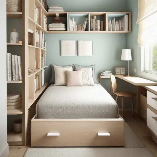 Small Bedroom with study area 14