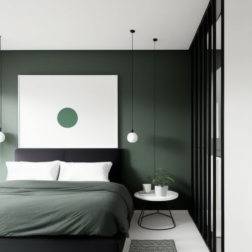 Small Dark Green Bedroom 2