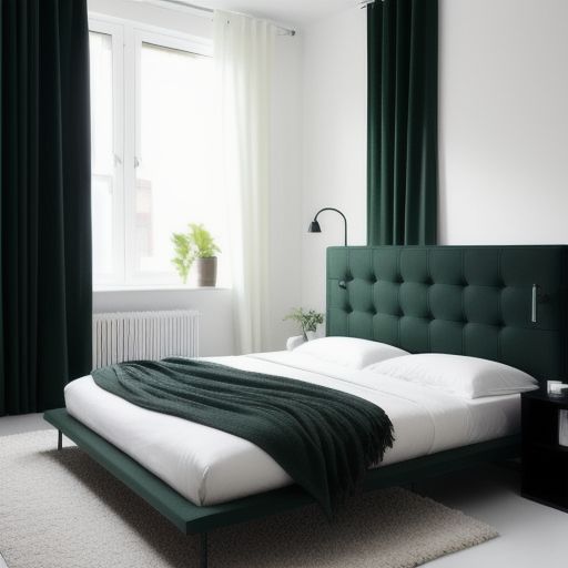 Small Dark Green Bedroom 3