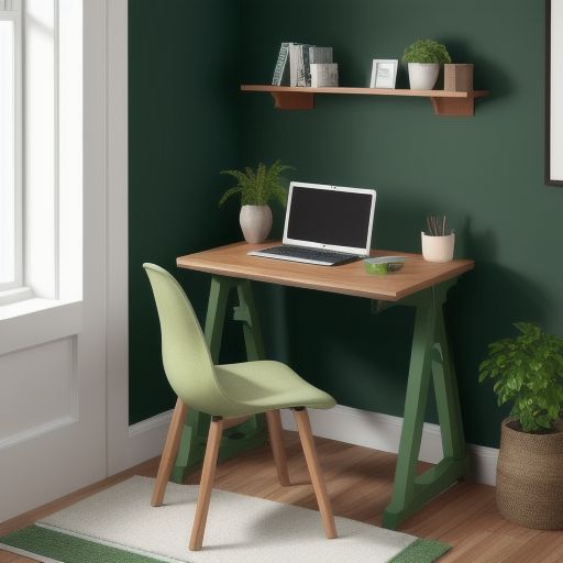 Small Green Study Room 17