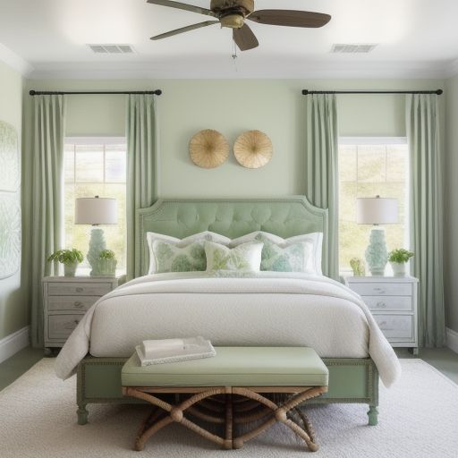 Small Light Green Bedroom 3