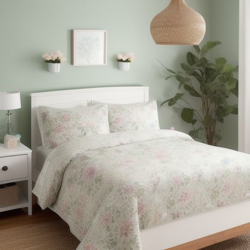 Small Light Green Bedroom 15