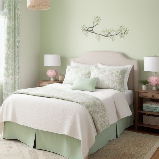 Small Light Green Bedroom 18