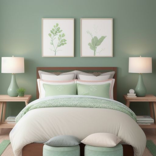 Small Light Green Bedroom 21