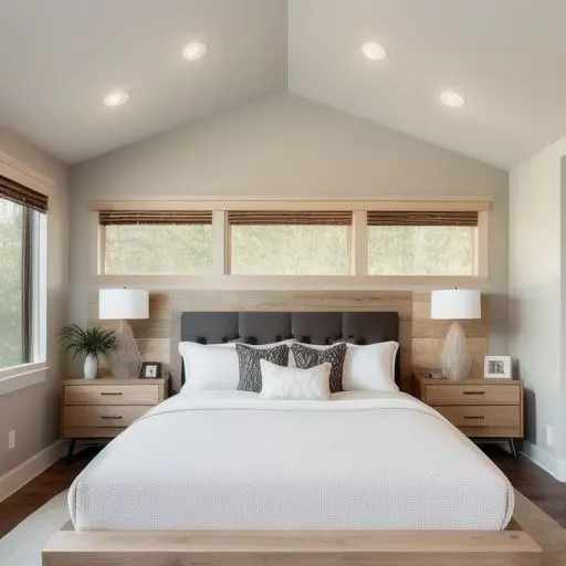 Small Master Bedroom with King Size Bed 5