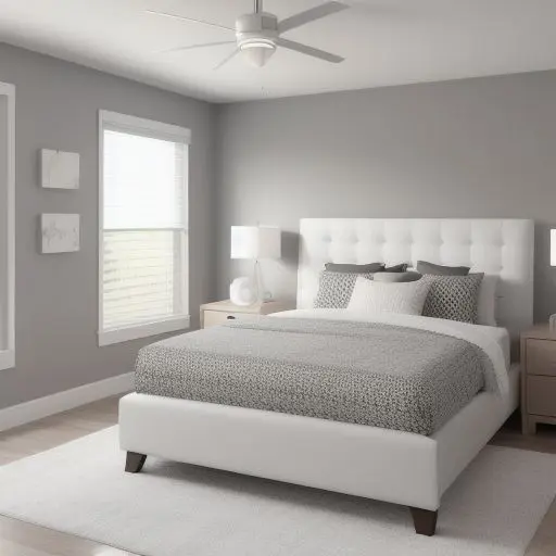 Small Master Bedroom with King Size Bed 6