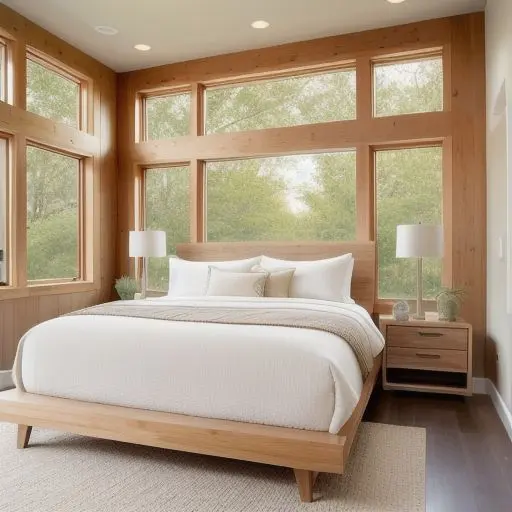 Small Master Bedroom with King Size Bed 7