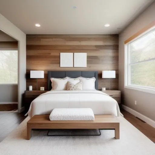 Small Master Bedroom with King Size Bed 9