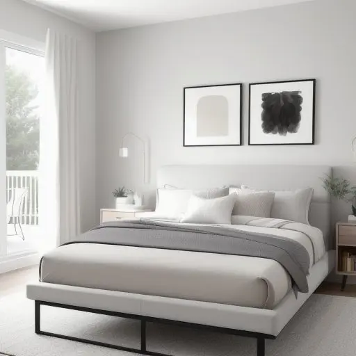 Small Master Bedroom with King Size Bed 16