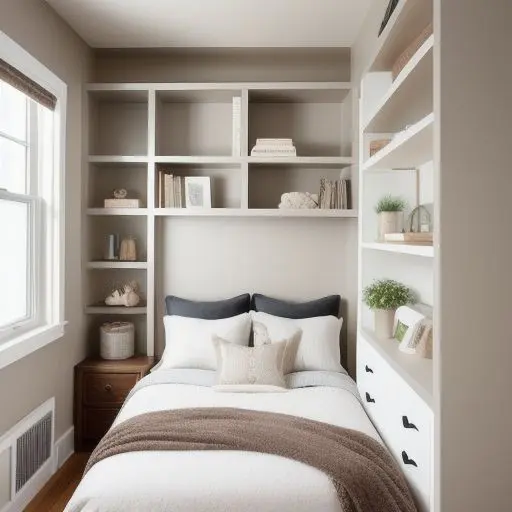 Small Master Bedroom with storage 2