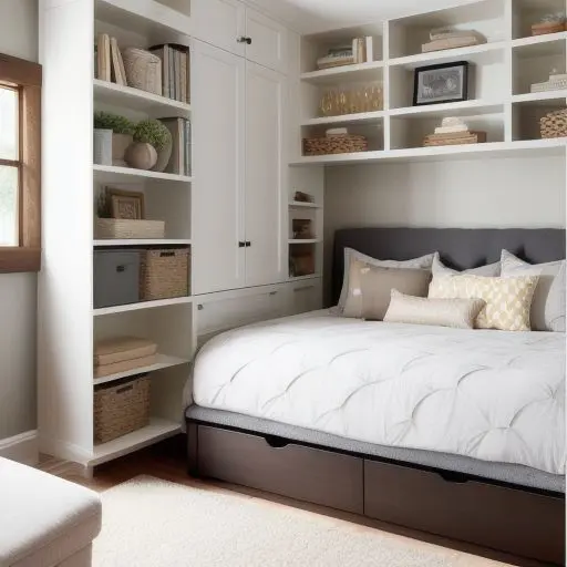 Small Master Bedroom with storage 5