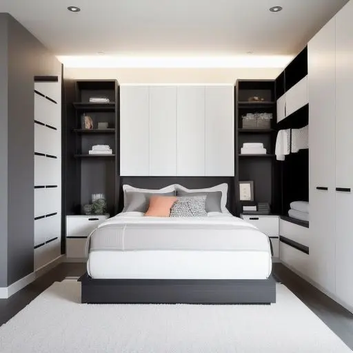 Small Master Bedroom with storage 6