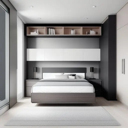 Small Master Bedroom with storage 8