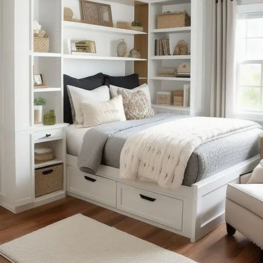 Small Master Bedroom with storage 10