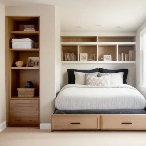 Small Master Bedroom with storage 13