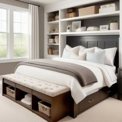 Small Master Bedroom with storage 15