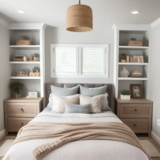 Small Master Bedroom with storage 19