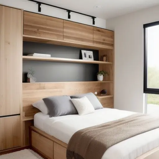 Small Master Bedroom with storage 22