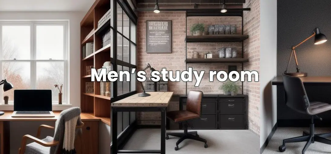 Men's study room ideas