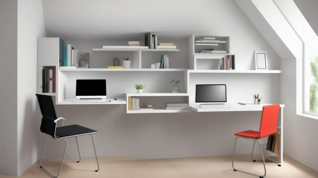 Small modern study room for adults